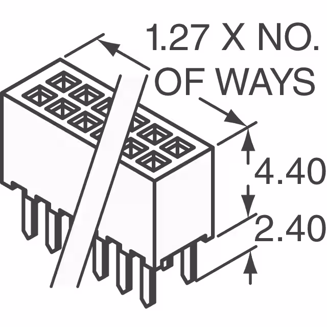 M50-3000745 Harwin Inc.  Headers Receptacles Female Sockets